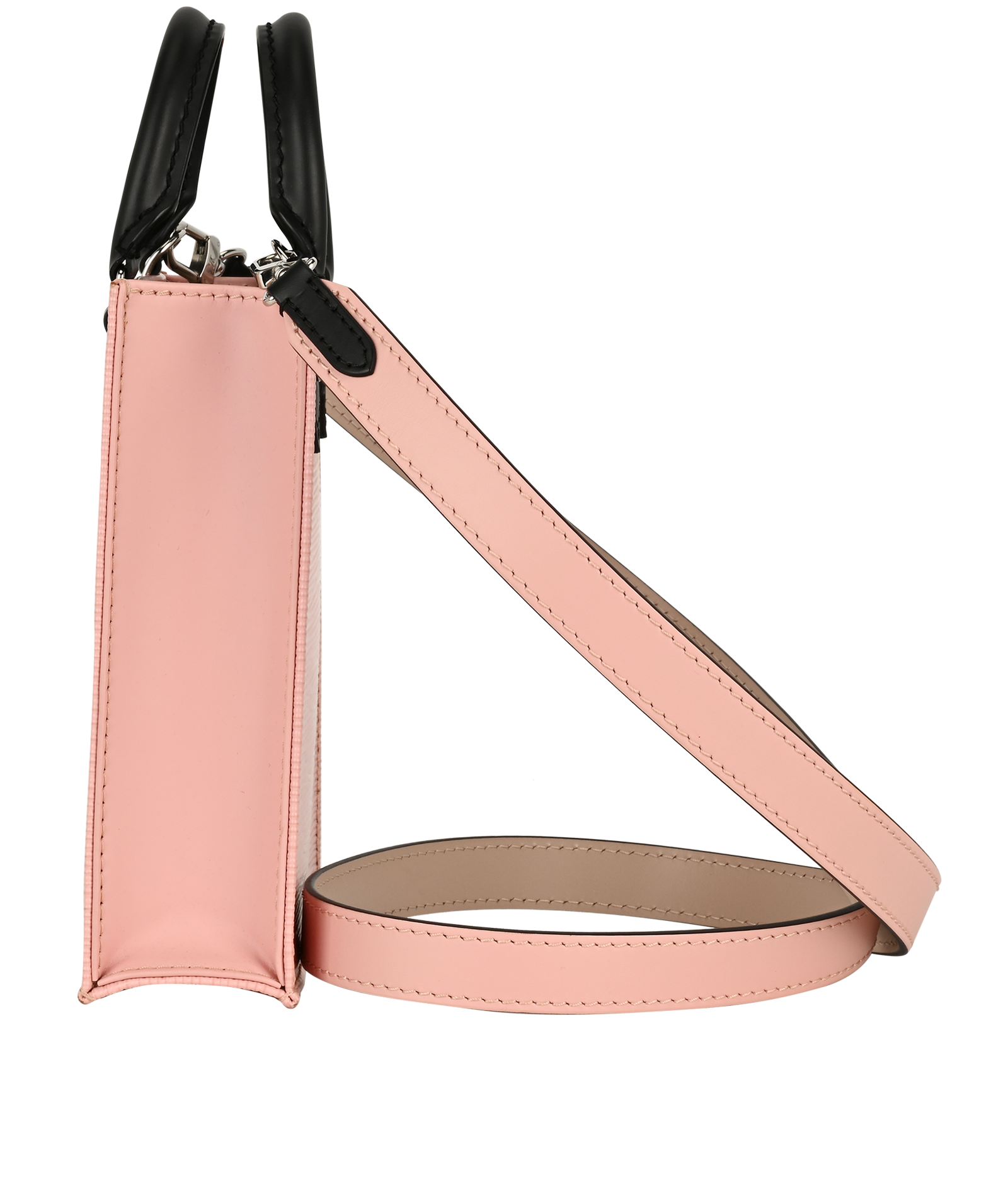 Petit Sac Plat, &pound;750, Handbags, Pink, Leather, Bottom view